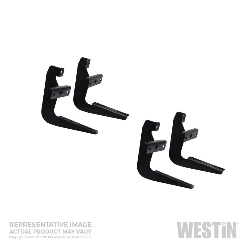 Westin 2004-2012 Ford/Lincoln F-150 Reg Cab (excl. Heritage) Running Board Mount Kit - Black - GTR Auto