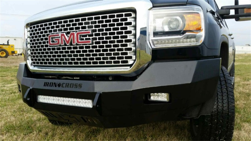 Iron Cross 16-18 GMC Sierra 1500 Low Profile Front Bumper - Gloss Black