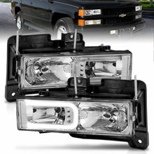 Load image into Gallery viewer, ANZO 1999-2000 Cadillac Escalade Crystal Headlights