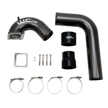 Load image into Gallery viewer, Wehrli 03-07 Dodge 5.9L Cummins 3.5in Intake Horn &amp; Driver Side Intercooler Pipe Kit - WCFab Grey
