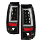 Spyder 99-02 GM Silverado (Does Not Fit Stepside) LED Tail Lights -All Black ALT-YD-CS99V2-LED-BKV2