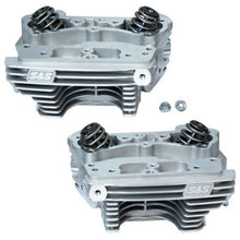 Load image into Gallery viewer, S&amp;S Cycle 84-99 BT Super Stock Cylinder Heads - Wrinkle Natural Aluminum Finish