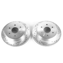 Load image into Gallery viewer, Power Stop 03-05 Chevrolet Express 2500 Rear Evolution Drilled &amp; Slotted Rotors - Pair