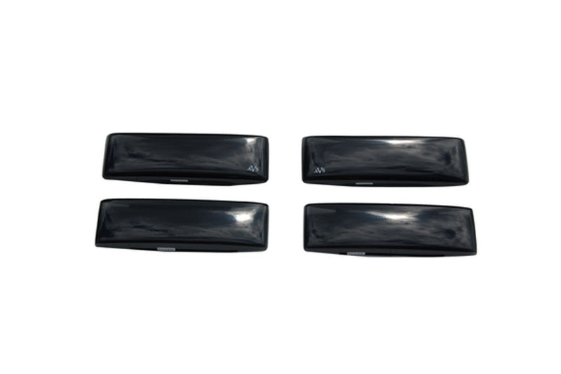 AVS 94-99 Chevy CK (4 Light 4 Pc) Headlight Covers - Black