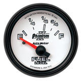 Autometer Phantom 2-1/16in 73-10 OHM Fuel Level Gauge