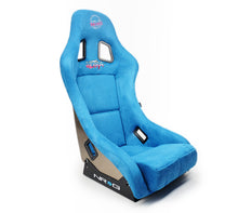 Load image into Gallery viewer, NRG FRP Bucket Seat ULTRA Edition - Medium (Blue Alcantara/Pearlized Back)