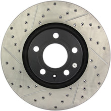 Load image into Gallery viewer, StopTech 05-10 Audi A6 (Not Quattro) / 05-08 A6 Quattro 3.2L Slotted &amp; Drilled Right Front Rotor