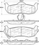 StopTech Sport Brake Pads w/Shims and Hardware - Front