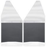 Husky Liners GM 88-00 K1500/K2500 / 99-16 Silverado/Sierra 12in W SS Top Kick Back Front Mud Flaps