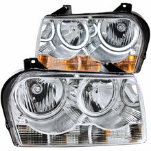 Load image into Gallery viewer, ANZO 2005-2010 Chrysler 300 Crystal Headlights w/ Halo Chrome (CCFL)