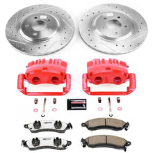 Load image into Gallery viewer, Power Stop 1999 Ford Mustang Front Z26 Street Warrior Brake Kit w/Calipers