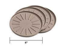 Load image into Gallery viewer, WeatherTech Round Coaster Set - Tan - Set of 4