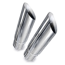Load image into Gallery viewer, Stainless Works Slash Cut Exhaust Tips 2.5in ID Inlet