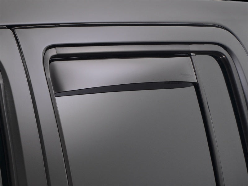 WeatherTech 16+ Honda Civic Rear Side Window Deflectors - Dark Smoke