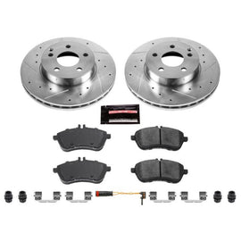 Power Stop 12-15 Mercedes-Benz C250 Front Z23 Evolution Sport Brake Kit