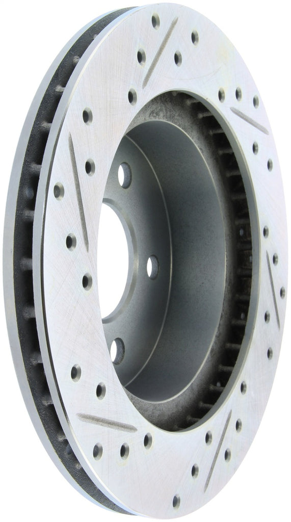 StopTech Select Sport 82-87 Lincoln Continental Sport Slotted & Drilled Left Rear Brake Rotor