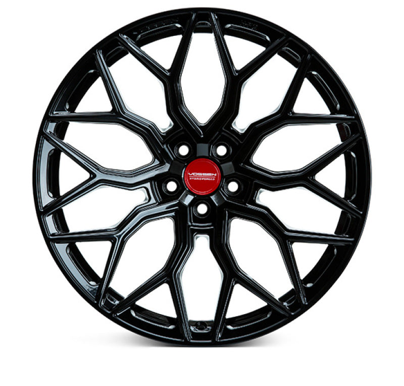 Vossen HF-2 24x10 / 5x120 / ET32 / Deep Face / 72.56 - Gloss Black Wheel