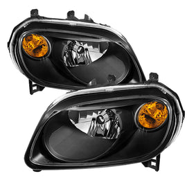 xTune Chevy Hhr 2006-2011 Crystal Headlights Black HD-JH-CHHR06-BK