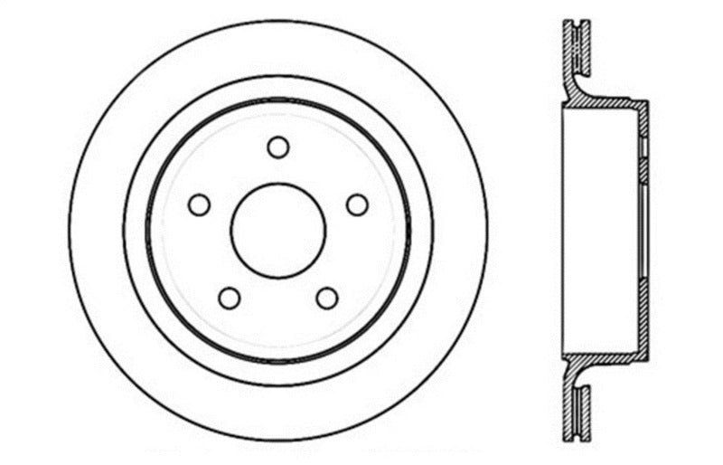 StopTech Slotted & Drilled Sport Brake Rotor