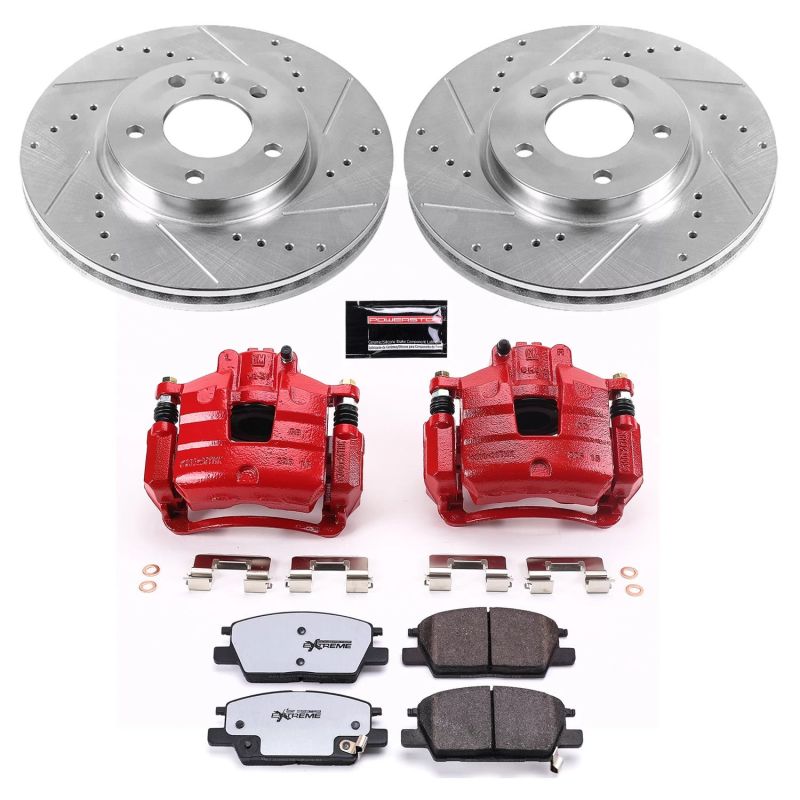 Power Stop 18-19 Buick LaCrosse Front Z36 Truck & Tow Brake Kit w/Calipers