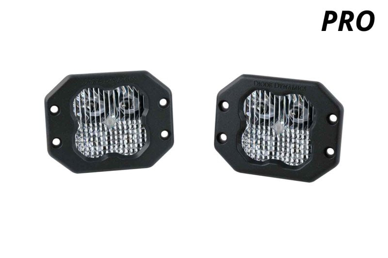 Diode Dynamics SS3 LED Pod Pro - White Combo Flush (Pair)