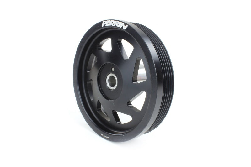 PERRIN 22-25 Subaru WRX/BRZ & Toyota GR86 / 20-25 FXT/OBXT Lightweight Crank Pulley - Black - GTR Auto