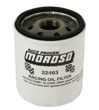 Load image into Gallery viewer, Moroso GM LS/Ford 4.6/5.0/5.4/Import 22mm-1.5 Thread 3-1/2in Tall Oil Filter - Racing