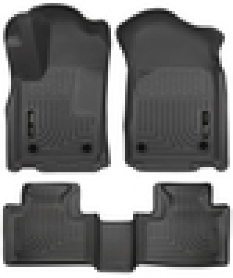 Husky Liners 16-22 Dodge Durango Weatherbeater Black Front & 2nd Seat Floor Liners - GTR Auto