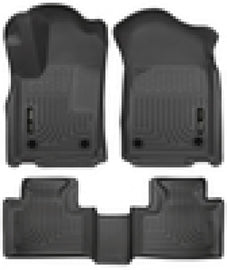 Husky Liners 16-22 Dodge Durango Weatherbeater Black Front & 2nd Seat Floor Liners - GTR Auto