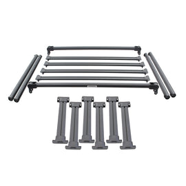 Go Rhino 19-21 Jeep Gladiator XRS Overland Xtreme Rack - Box 1 (Req. gor5950000T-02) - GTR Auto