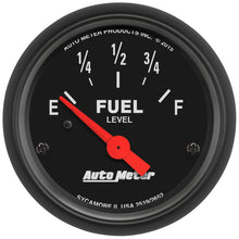 Load image into Gallery viewer, Autometer Z-Series Gauge Fuel Level 2 1/16in 73e To 10f(Aftermarket Linear) Elec Z-Series