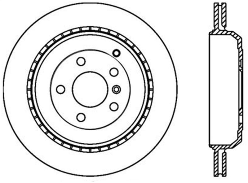 StopTech Drilled Sport Brake Rotor