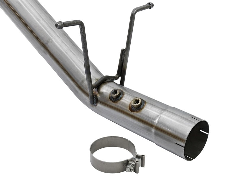 aFe Victory Series 4in 409-SS DPF-Back Exhaust w/ Dual Polished Tips 2017 GM Duramax V8-6.6L(td) L5P