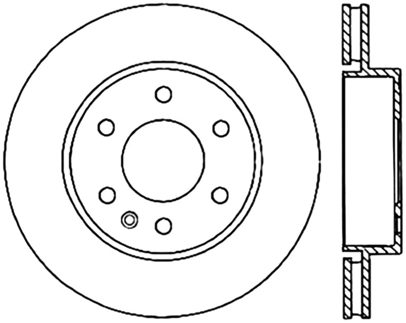 StopTech Slotted & Drilled Sport Brake Rotor