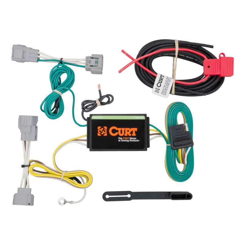 Curt 14-18 Jeep Cherokee Custom Wiring Harness (4-Way Flat Output)