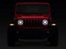 Load image into Gallery viewer, Raxiom 18-22 Jeep Wrangler JL/ JT 9-Inch LED Headlights w/ DRL and Halo- Black Housing (Clear Lens)