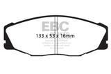 EBC 93-95 Toyota T100 Pick Up 1/2 Ton 2WD Ultimax Front Brake Pads