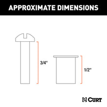 Load image into Gallery viewer, Curt Custom Wiring Harness Extension Isolator Kit for Aluminum Truck Beds