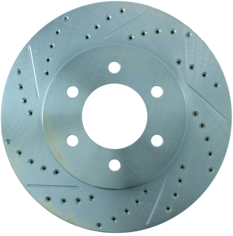 StopTech 02-06 Ford Expedition / 02-06 Lincoln Navigator Sport Slotted & Drilled Front Right Rotor