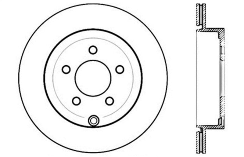 StopTech Drilled Sport Brake Rotor