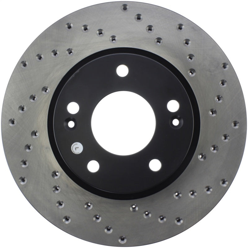 StopTech 03-08 Hyundai Tiburon / 06-09 Kia Optima Drilled Left Front Rotors
