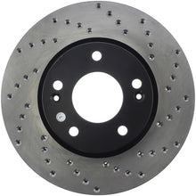 Load image into Gallery viewer, StopTech 03-08 Hyundai Tiburon / 06-09 Kia Optima Drilled Left Front Rotors