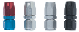Fragola -10AN Straight Power Flow Hose End - Blue/Red