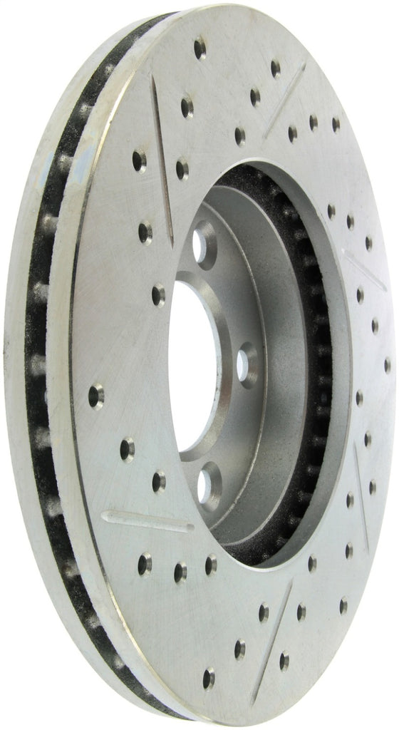 StopTech Select Sport 94-00 Ford Taurus / 94-95 Taurus SHO Slotted and Drilled Left Front Rotor