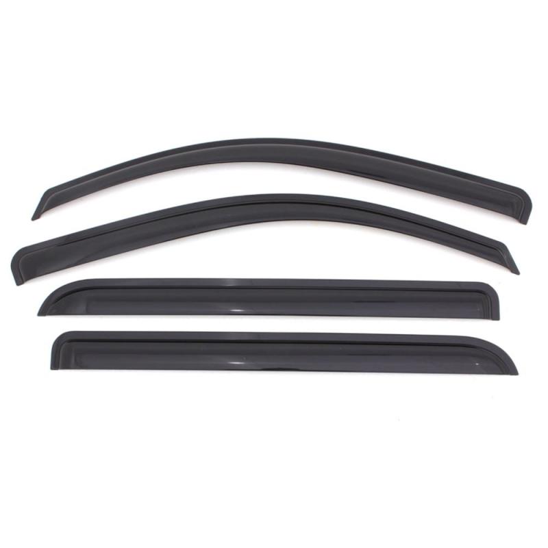 AVS 11-18 Volkswagen Jetta Ventvisor Outside Mount Window Deflectors 4pc - Smoke