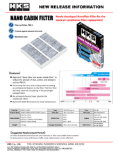 Load image into Gallery viewer, HKS Nano Cabin Filter Toyota Type3