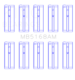 King Acura F22B1 / Honda F22A1/F22A6/F22B1/F22B2/F22B6 0.50 Oversized Main Bearing Set
