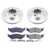 Power Stop 99-04 Ford F-550 Super Duty Front Z17 Coated Brake Kit