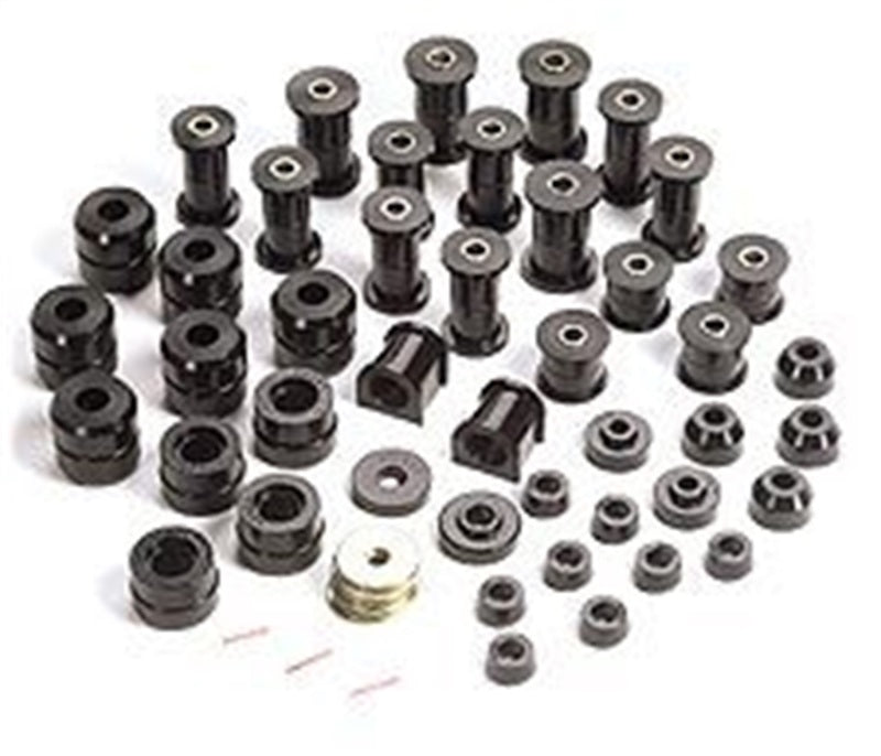 Rugged Ridge Polyurethane Bushing Kit Black 87-95 Jeep Wrangler YJ