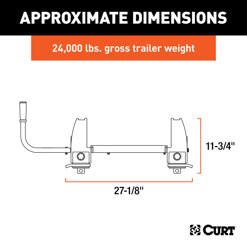 Curt R24 5th Wheel Roller